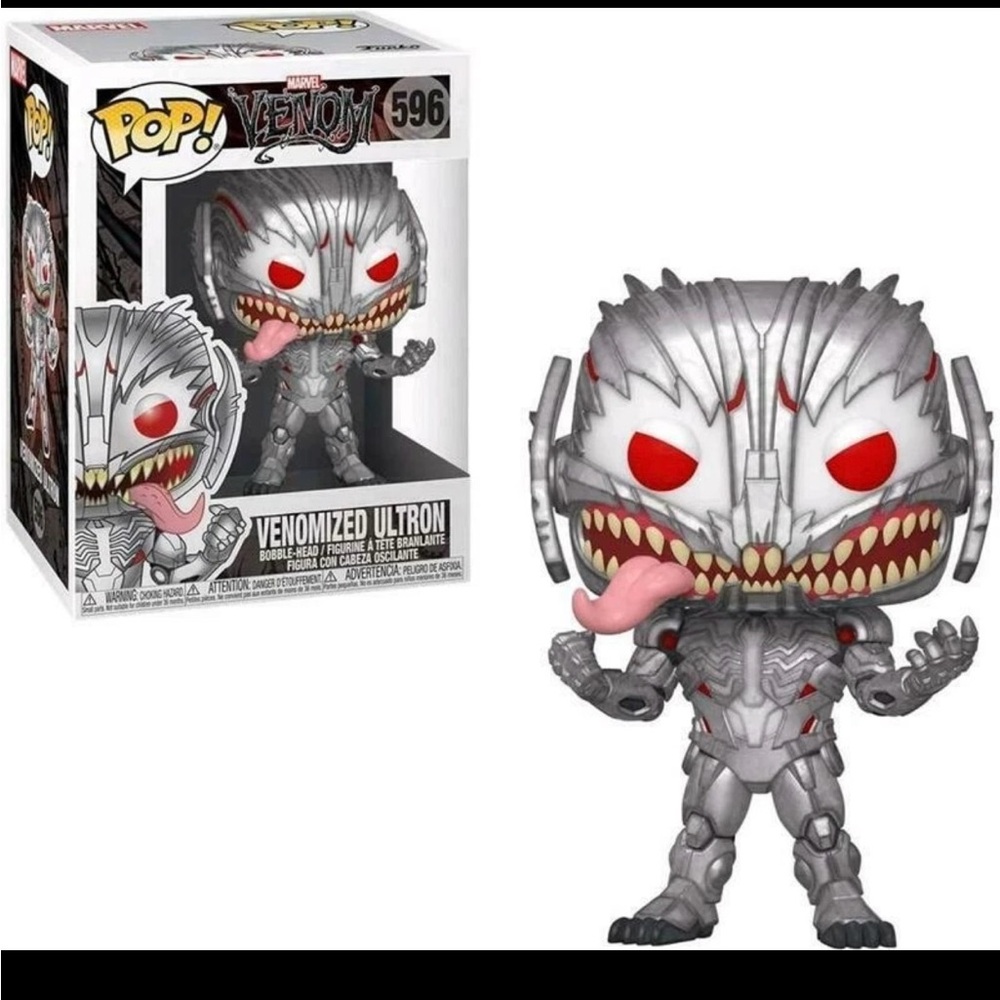 Funko Venomized Ultron Silver and Red Figure